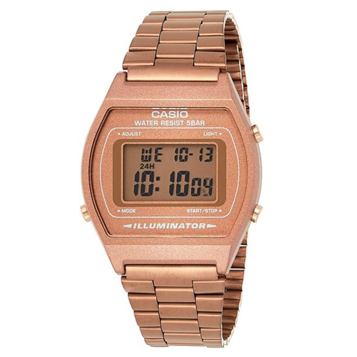MONTRE CASIO FEMME CHRONO ACIER